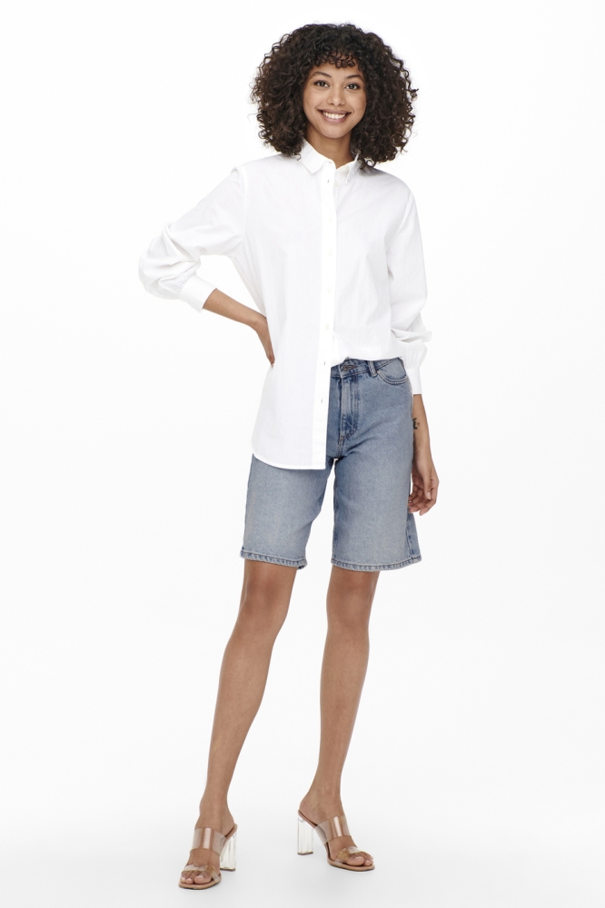 ONLSONNY HW WIDE DNM SHORTS NAS843 15256709 LIGHT DENIM BLUE